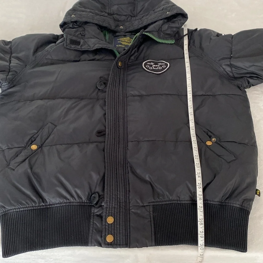 ALPHA INDUSTRIES Combat N-2B Down Parka Black/Forest Green size XXL - Picture 11 of 14